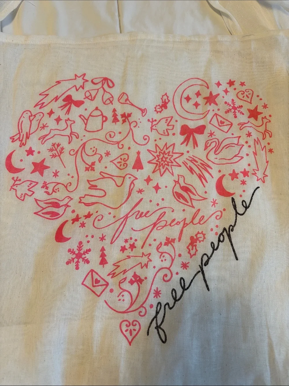 Free People cream canvas